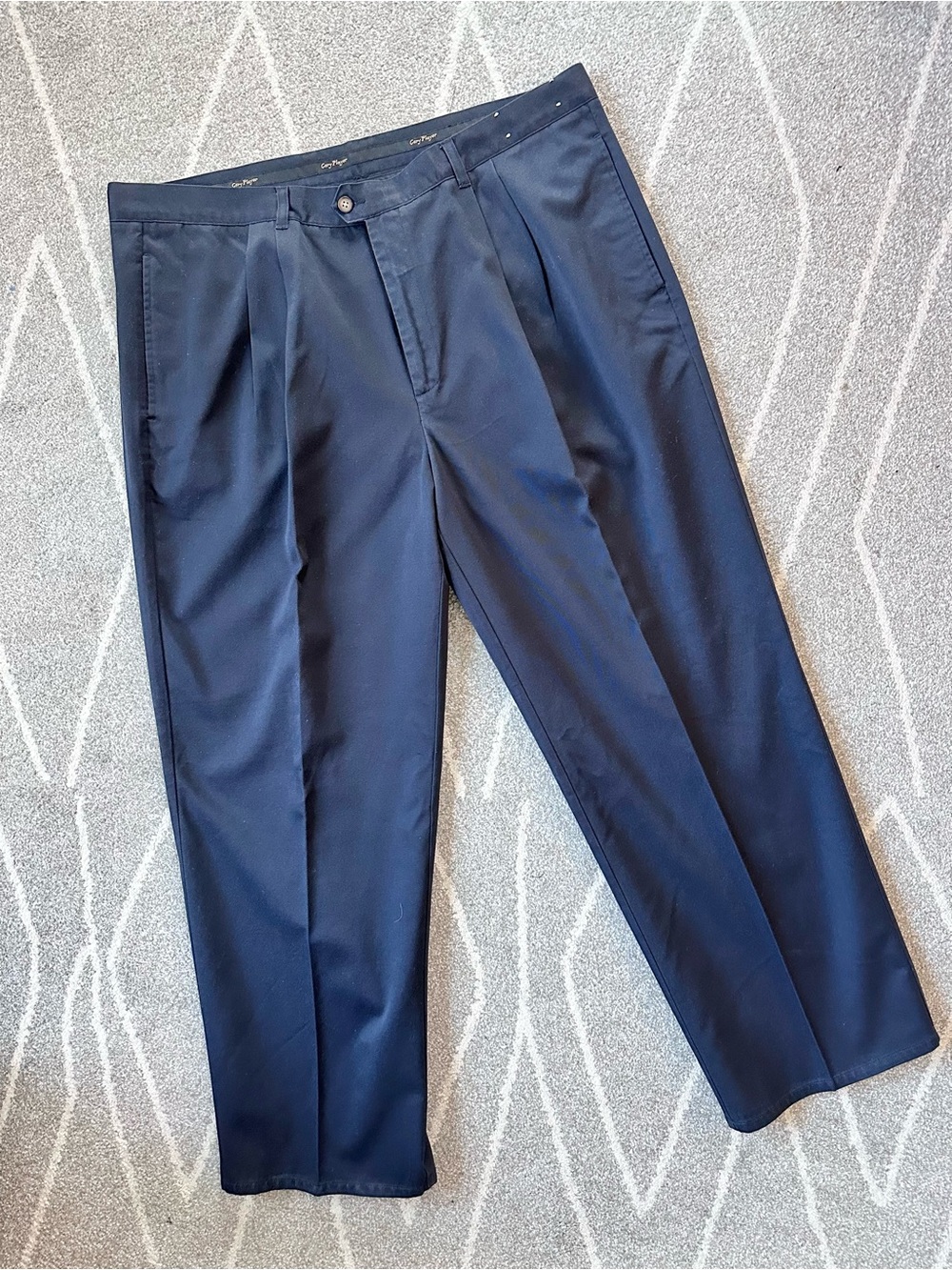 Gary Player Dark Navy Blue Golf Chino Pants 42 x 30